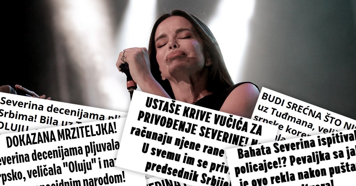 Vučićevi tabloidi o Severini: "Pljuvala je sve srpsko. Dokazana mrziteljica"