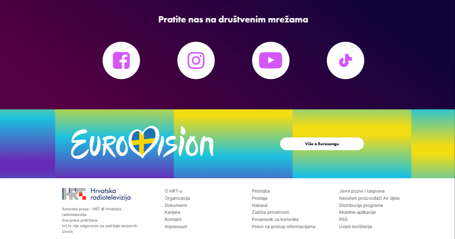 Dora je nakon Lasagne toliko nebitna da čak i na HRT-u još drže logo iz Švedske