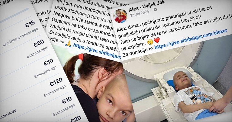 Ljudi uplaćuju novac. Ali "Alex" je prevara, a dječak sa slike je umro