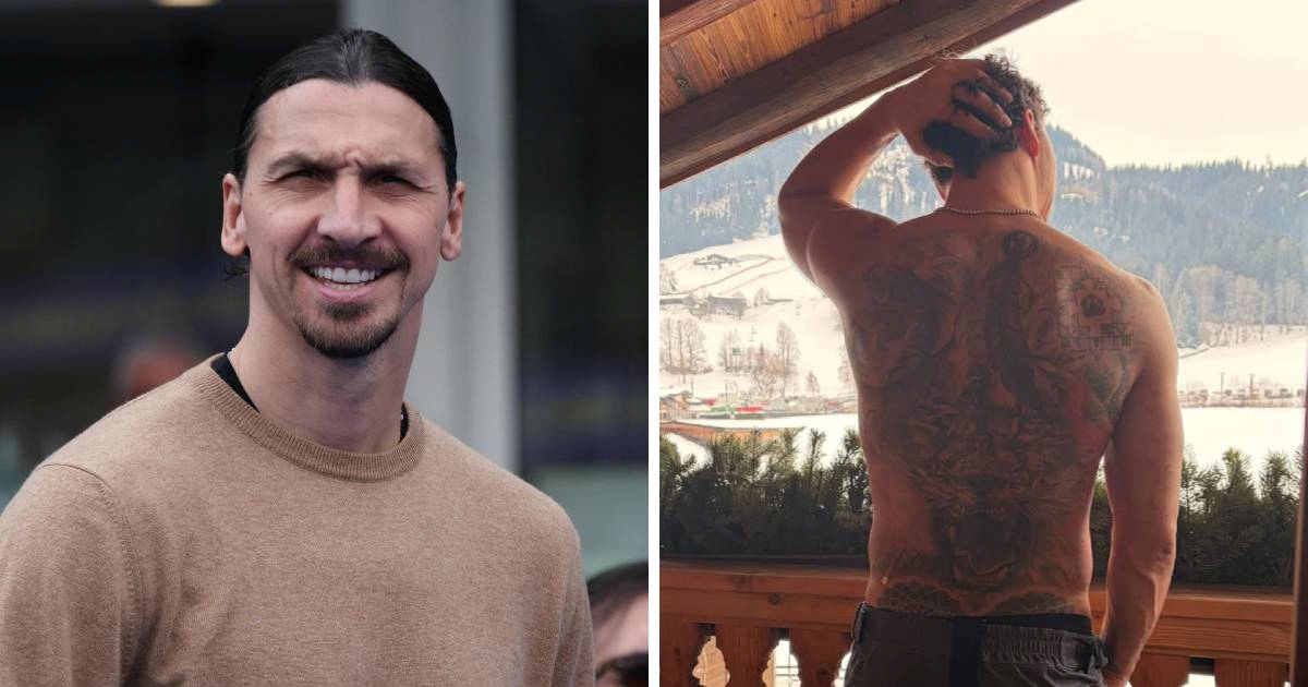 Zlatan Ibrahimović objavio fotografiju bez majice i pokazao tetovaže