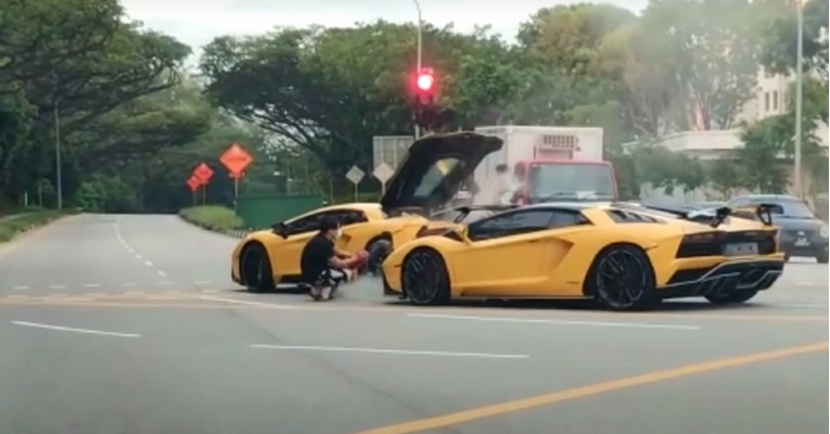 VIDEO Žutim Lamborghinijem se zabio u stražnji kraj žutog Lamborghinija