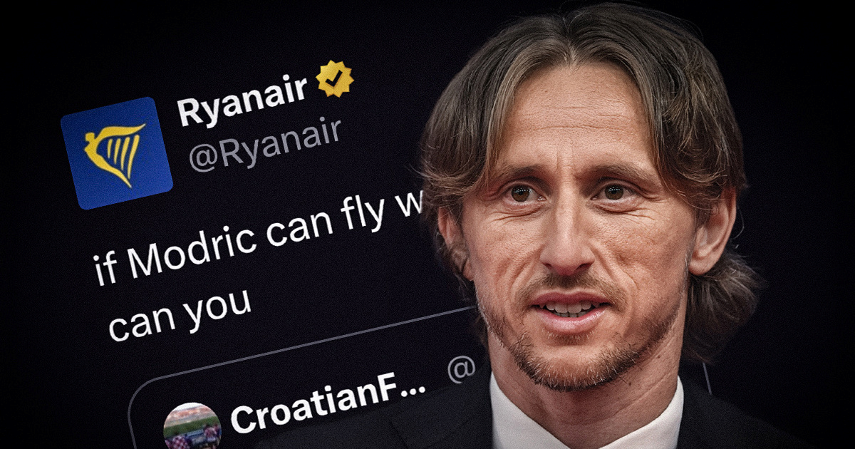 Ryanair se pohvalio da je Modrić letio njihovim letom. Fore su blago