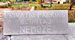 Natpis isklesan u kamenu na Korčuli je hit na Facebooku: "Ne pitaj, ne može, ne, ne"