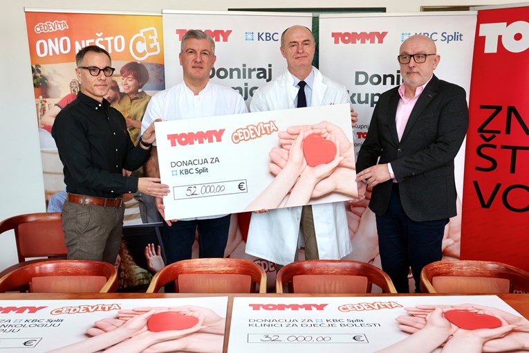 Tommy i Atlantic Grupa donirali 52.000 eura KBC-u Split kroz kampanju Doniraj kupnjom
