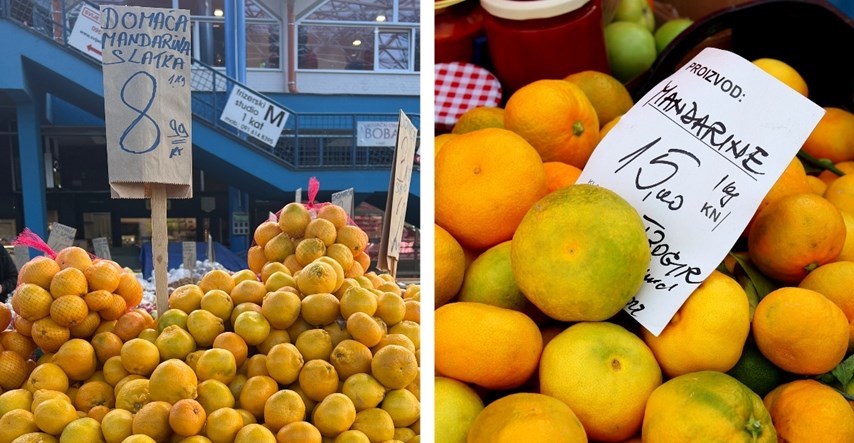Stigle su prve mandarine: Usporedili smo cijene na tržnicama i u trgovinama