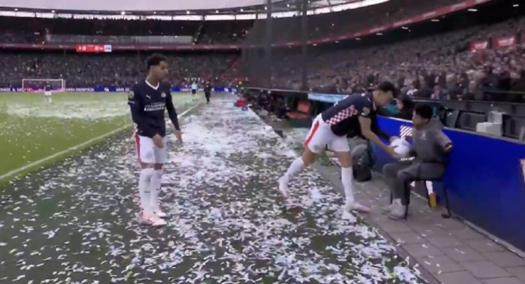 Sakupljač lopti nije htio dati loptu Perišiću. Pogledajte njegovu reakciju