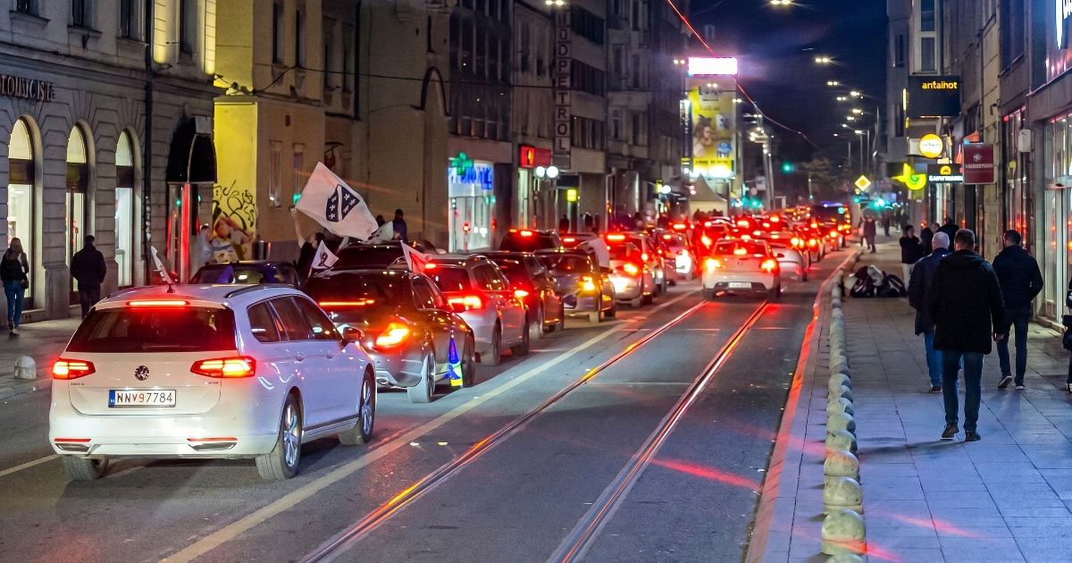 VIDEO Sarajevo gorjelo od slavlja nakon prve utakmice BiH na SP-u
