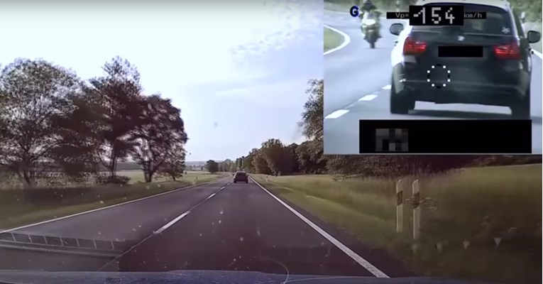 VIDEO Divljak pretjecao BMW-om policijski auto i jurio 190 km/h. Pronašli su ga