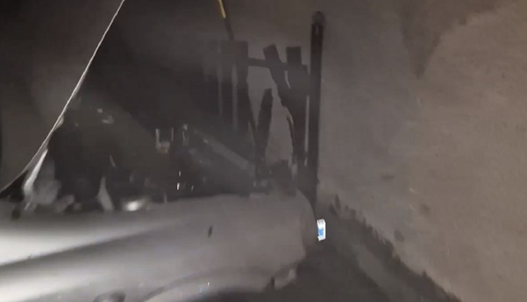 VIDEO Auto u Garešnici prekinuo dovod plina, plin satima šikljao u zrak