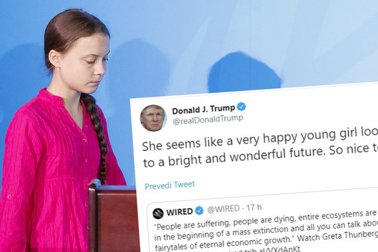 Trump se ruga tinejdžerici Greti Thunberg