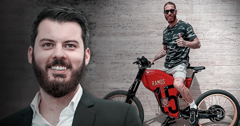 Sergio Ramos pozirao na biciklu Mate Rimca i poslao poruku suigračima