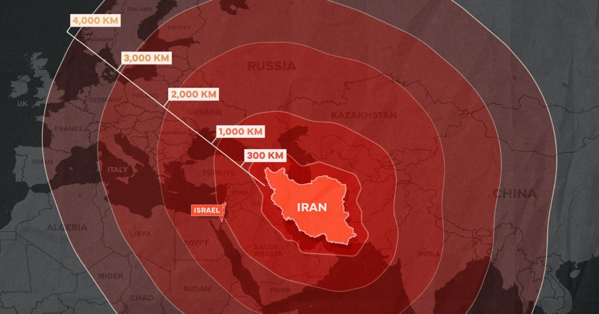 Izrael objavio kartu: "Pogledajte dokle mogu doseći iranske rakete"