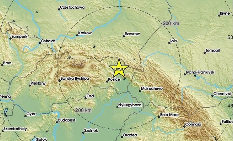 Potres jačine 5 u Slovačkoj: "Cijela kuća se pomicala, kao da sam na brodu"