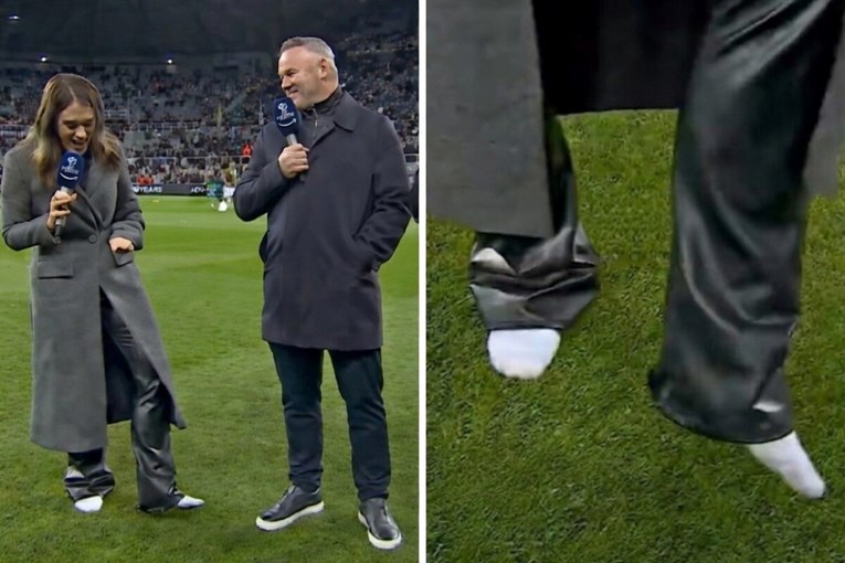 Voditeljici zabranili da u čizmama stane na teren. Ovako je razgovarala s Rooneyjem