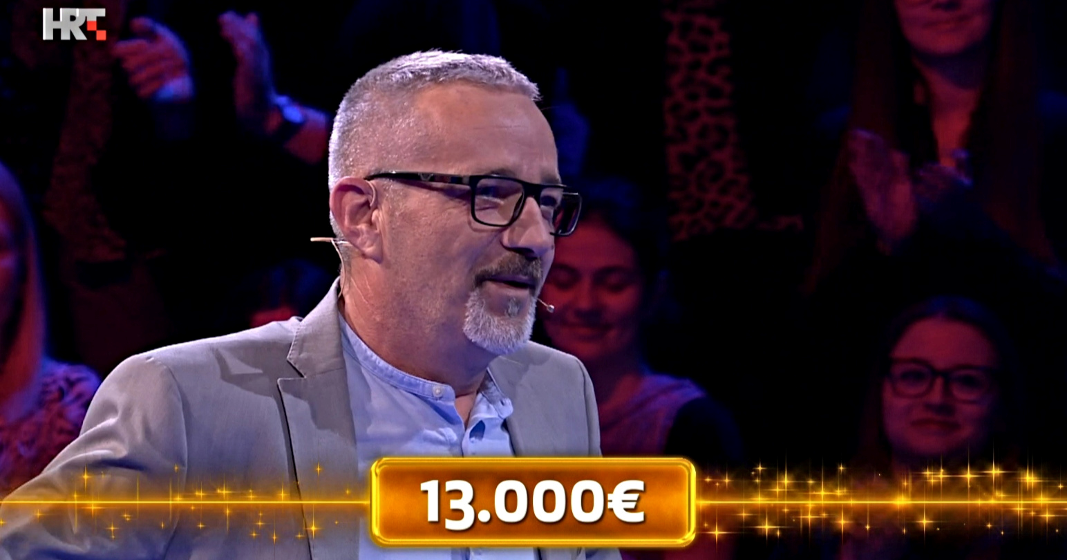 Dinko osvojio 13.000 eura u Superpotjeri. Znate li jedino pitanje koje on nije znao?