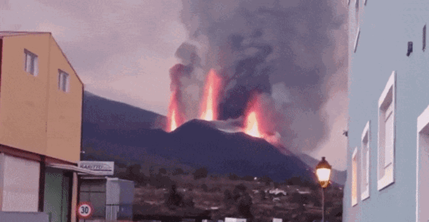 Vulkan već pet tjedana uništava španjolski otok, snimke su zastrašujuće