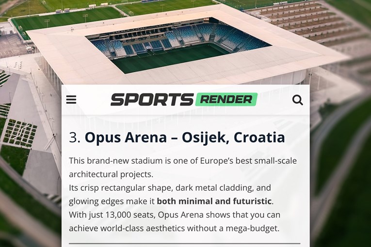 Opus Arena uvrštena među najljepše stadione u Europi
