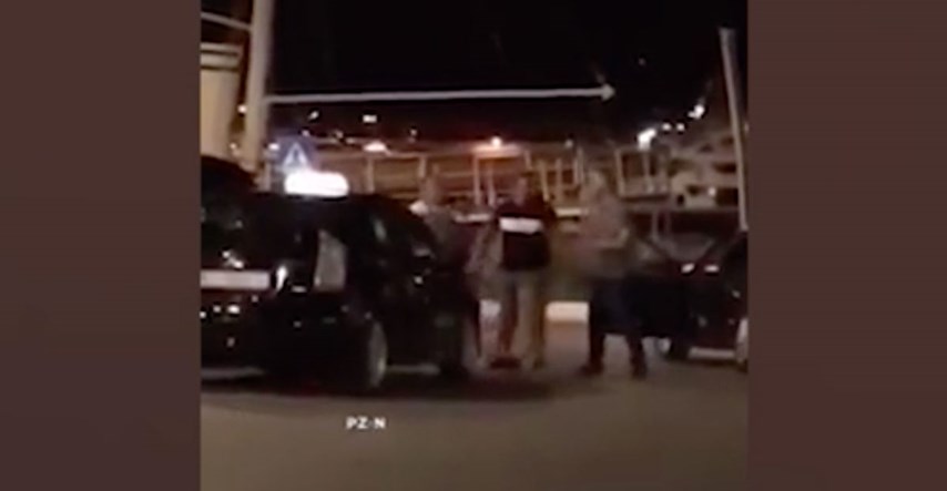 VIDEO Potukli se splitski taksisti, policija istražuje slučaj