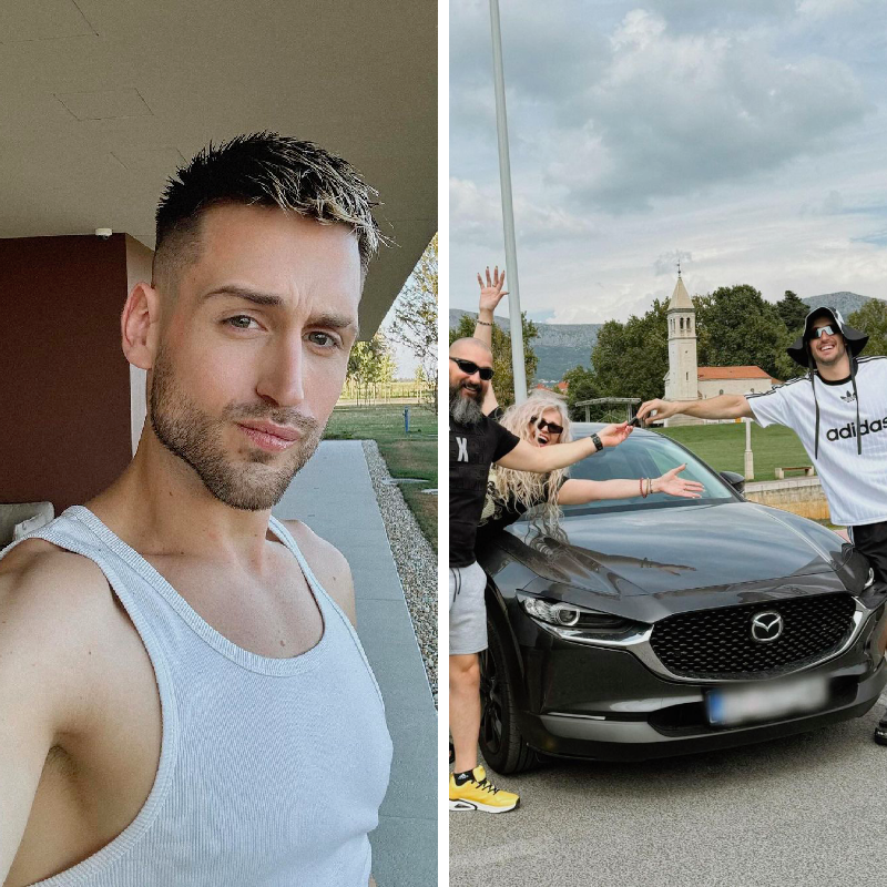 Luciano Plazibat (25) iznenadio roditelje: "Zaslužuju svijet, a ne samo jedan auto"