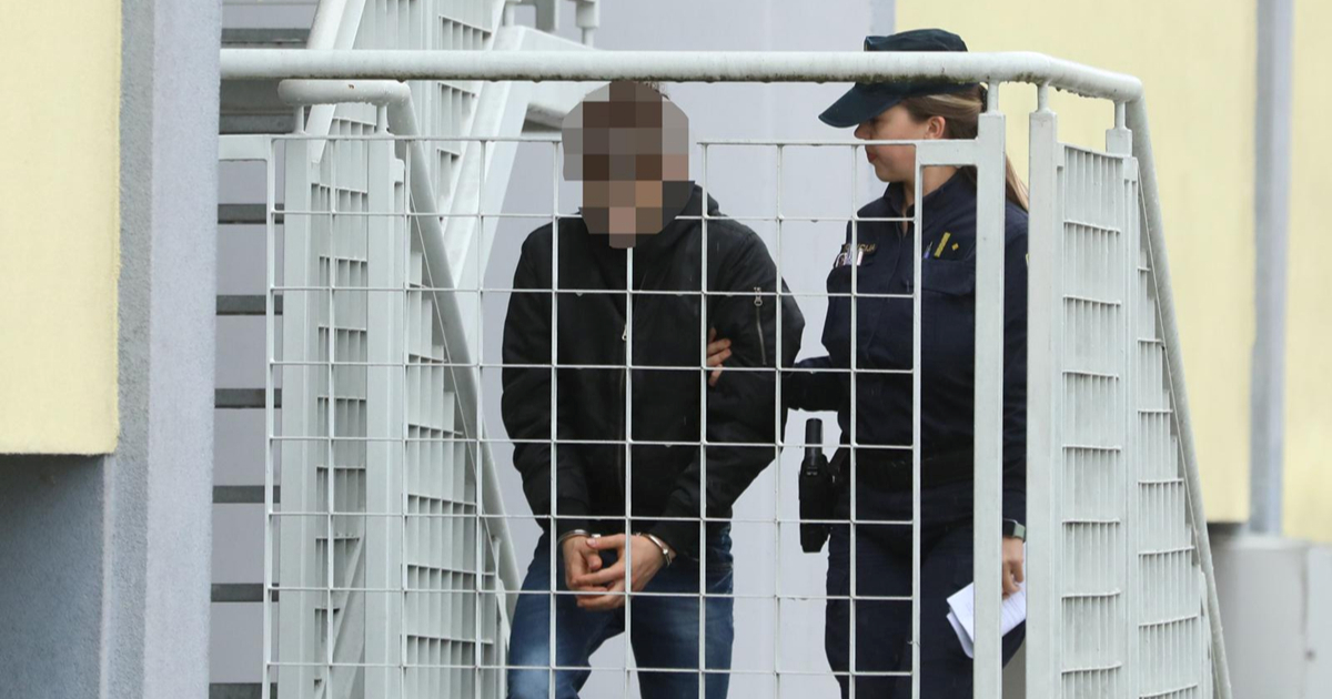 FOTO Mladić uhićen zbog požara u Vjesniku doveden na ispitivanje