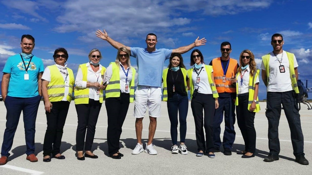 A surprise on Brac: A famous athlete arrived in Croatia