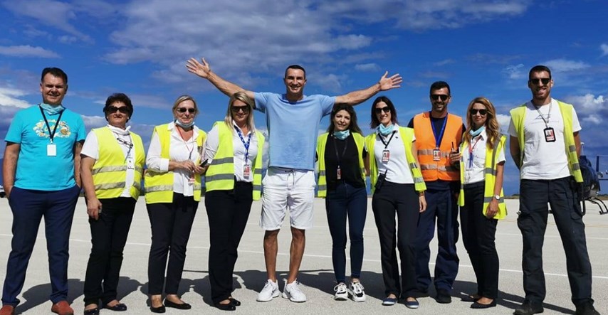 A surprise on Brac: A famous athlete arrived in Croatia
