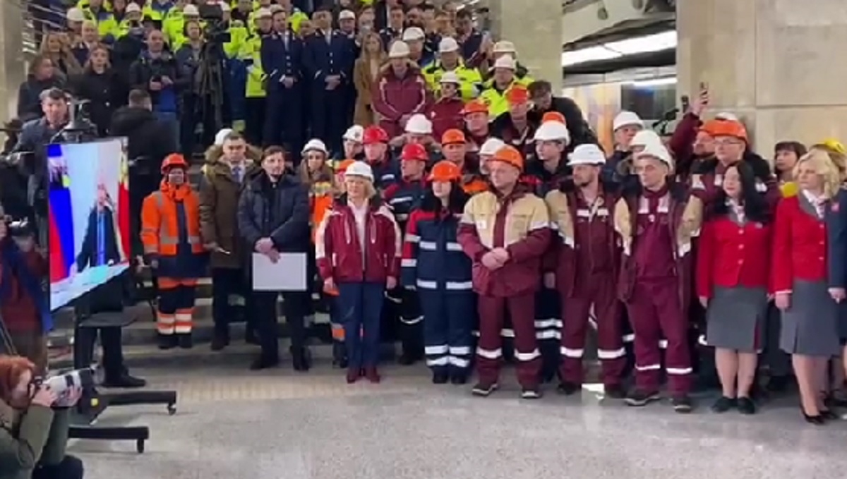 VIDEO Putin preko videoveze otvorio novu liniju metroa u Moskvi