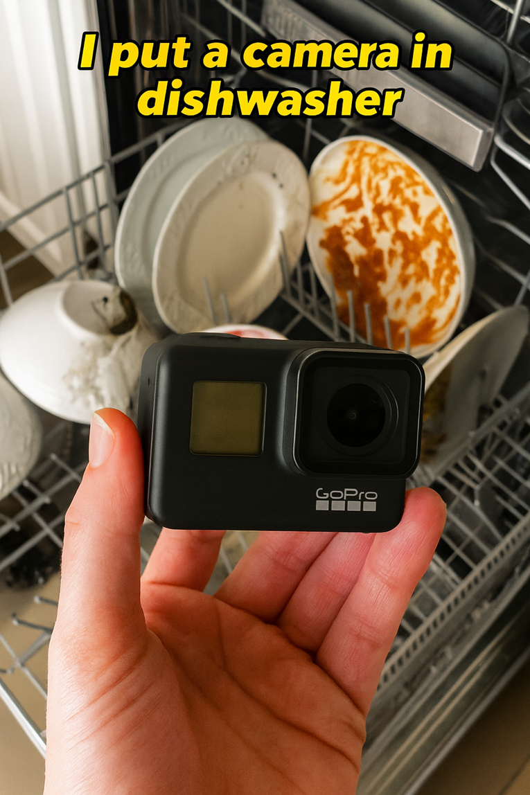 Stavio kameru u perilicu posuđa, ljudi: "Hvala, odsad perem na ruke"