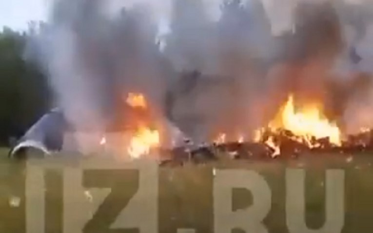 VIDEO Ovo su ostaci aviona u kojem je navodno bio Prigožin