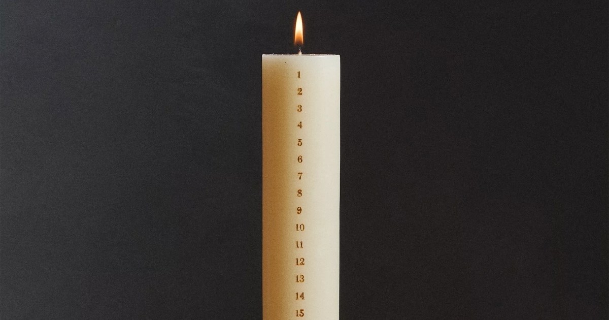 Trend s društvenih mreža: Zara ponovno u ponudi ima svijeću koja broji dane do Božića