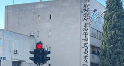 FOTO Misteriozan grafit osvanuo na još jednoj zgradi u Splitu