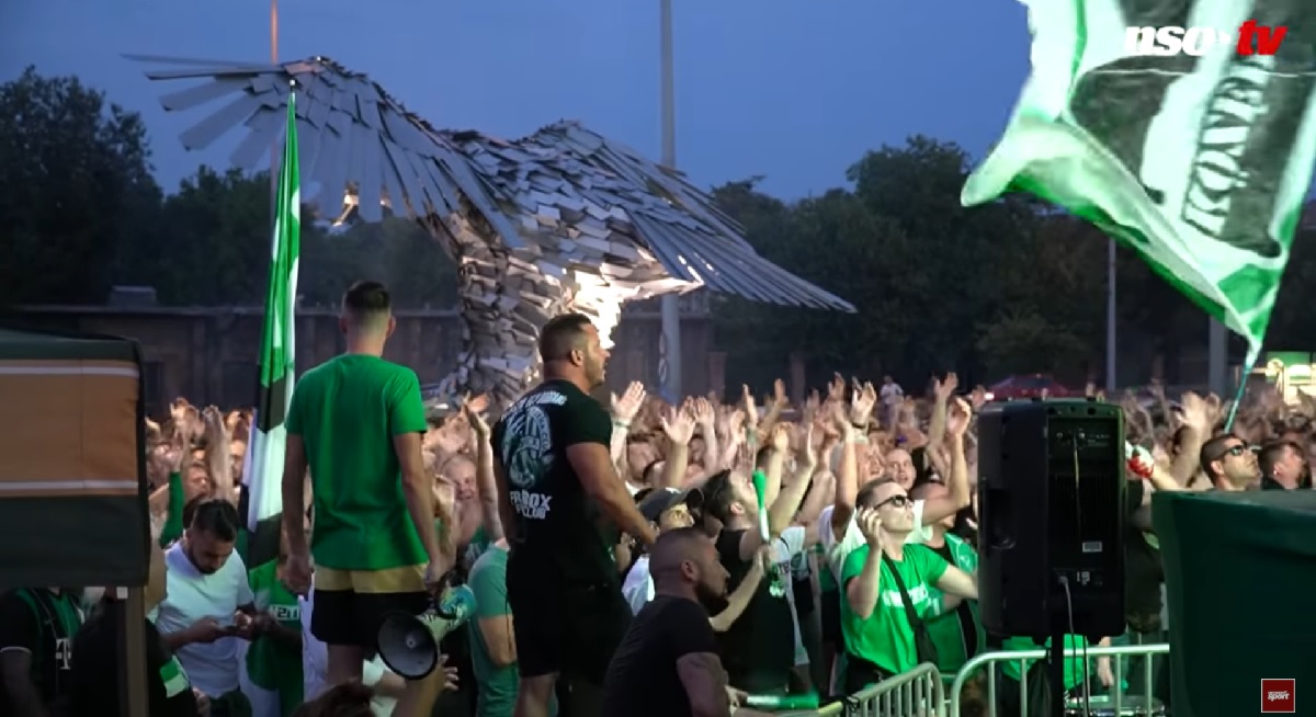 Ferencvaroš je sinoć imao veliku navijačku podršku. Pogledajte kako je to izgledalo