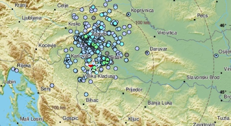 Potres od 3.6 po Richteru kod Gline, osjetio se i u Zagrebu
