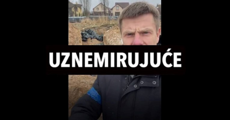 UZNEMIRUJUĆE Ukrajinski zastupnik snimio masovnu grobnicu u Buči
