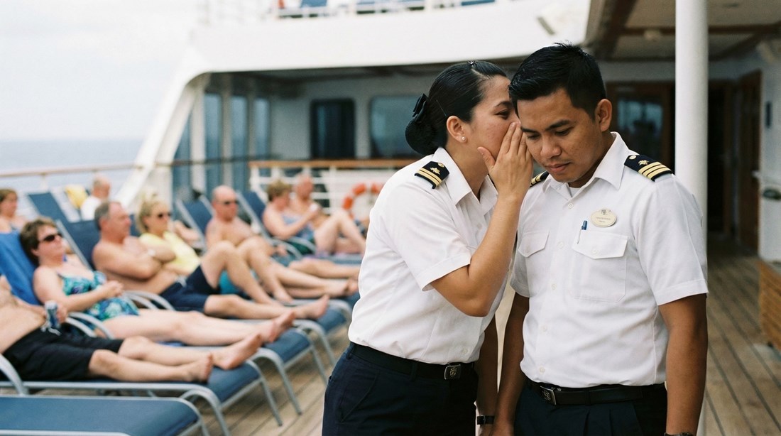 Ako čujete da radnici na kruzeru pričaju o banani, vjerojatno se radi o tajnom kodu 