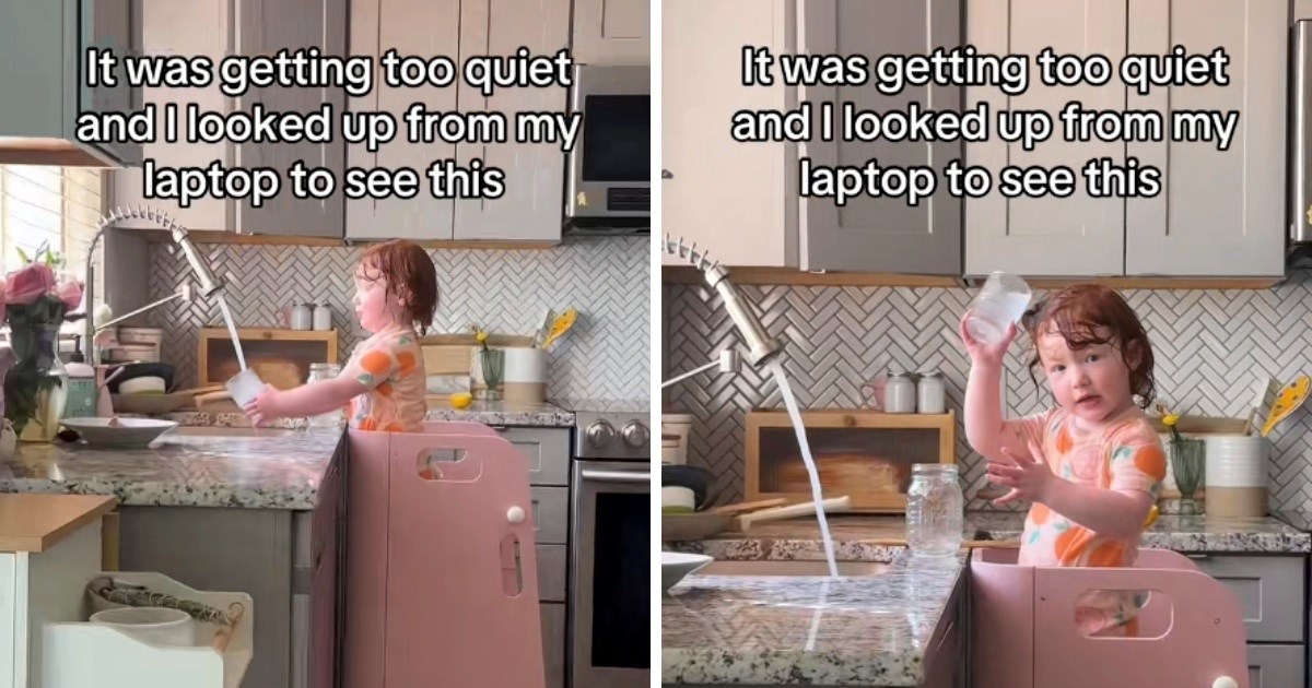 Mami je bilo sumnjivo što je kći tiha dok se igra, ubrzo otkrila razlog