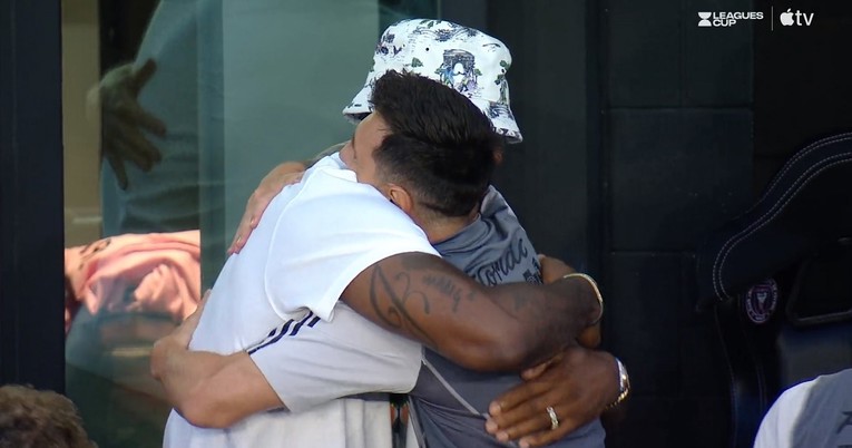 LeBron došao gledati Messijev debi u Americi. Pogledajte njihov susret