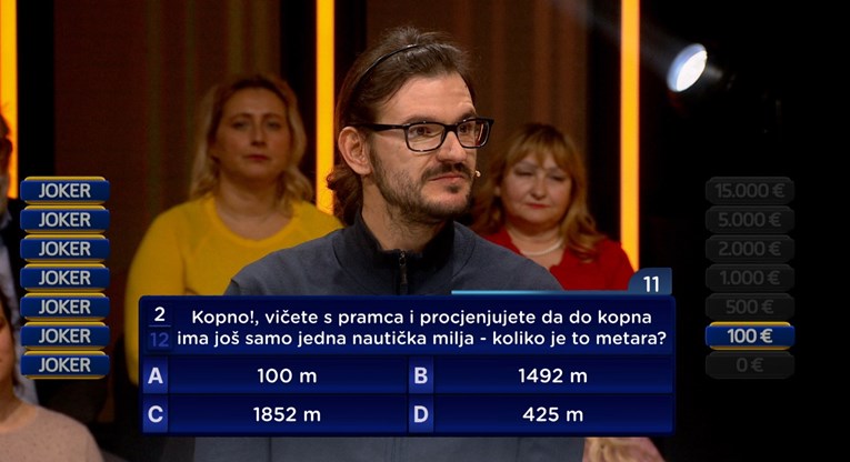 Odustao na pitanju o ocu Ivane Banfić i osvojio 5000 eura. Biste li vi znali odgovor?