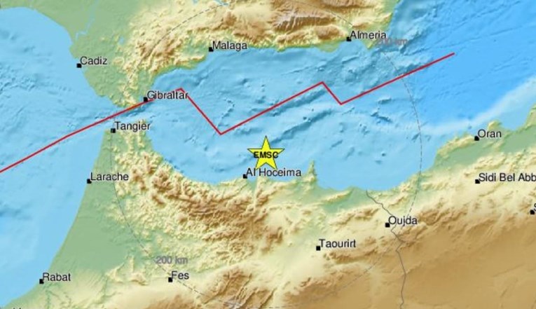 Potres kod Maroka magnitude 5.4