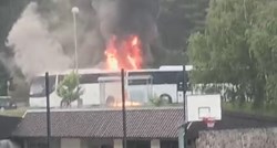 Autobus doveo djecu na izlet u Krapinu pa potpuno izgorio