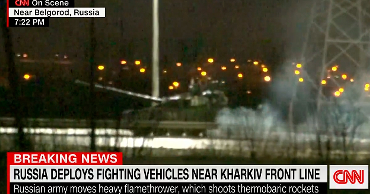 VIDEO Velika kolona ruskih tenkova krenula prema Harkivu