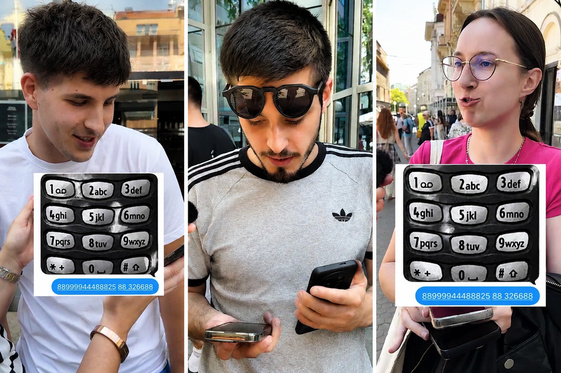 "Ne kužim ništa": Pitali smo mlade da nam pročitaju poruku na starom mobitelu