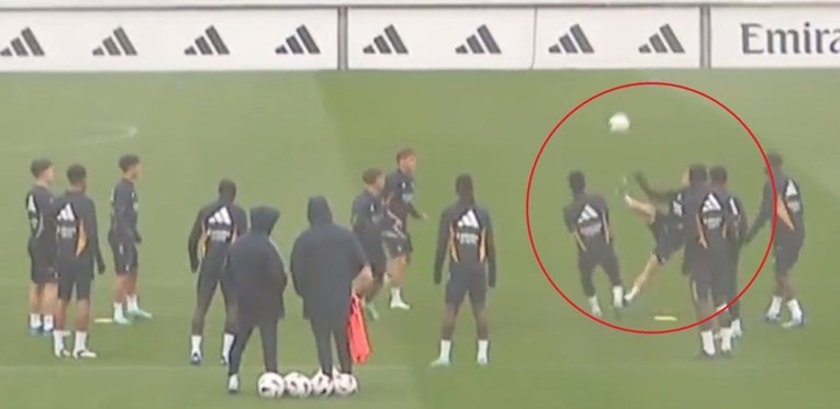VIDEO Modrić na treningu pao na stražnjicu, suigrači umirali od smijeha