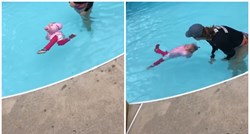 Snimka curice koju žena baca u bazen šokirala mnoge, evo zašto je to napravila