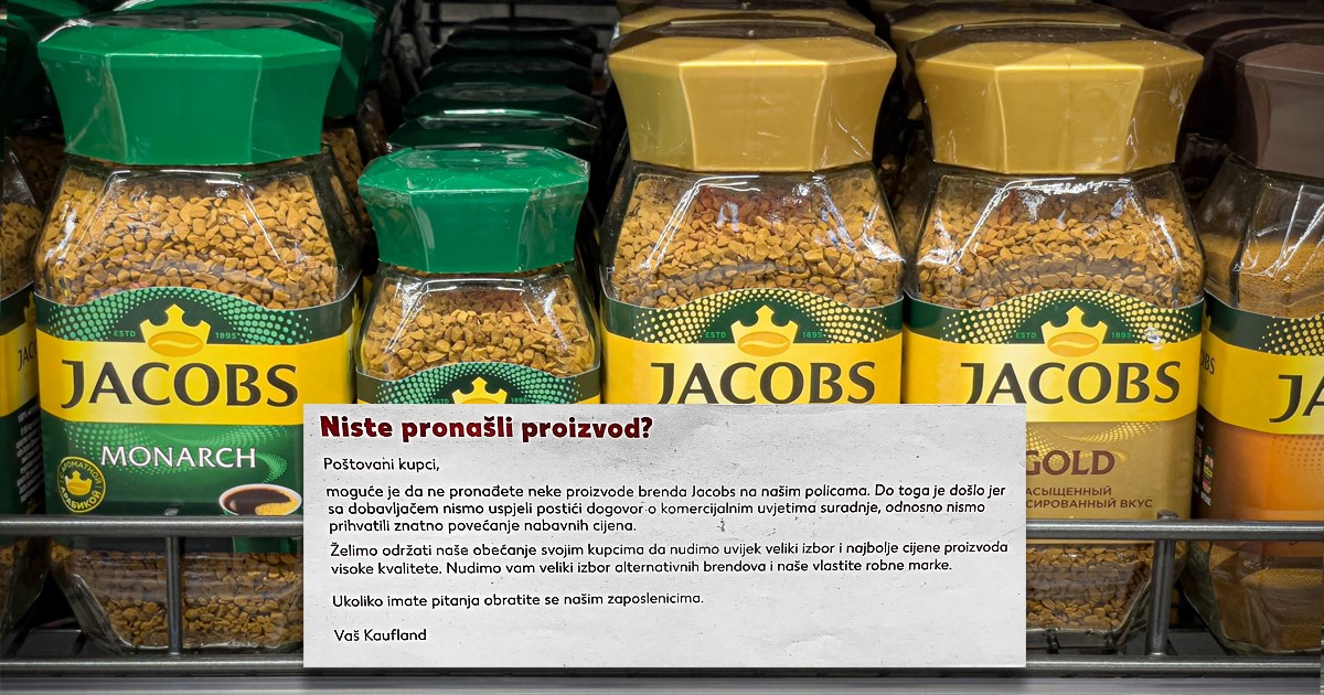 Kaufland javno prozvao Jacobs zbog velikog povećanja nabavne cijene