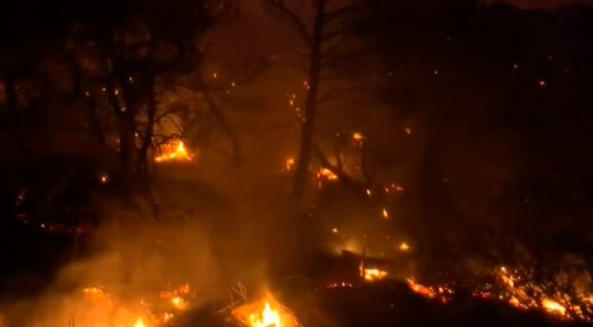Veliki šumski požar na jugu Grčke, evakuirana sela