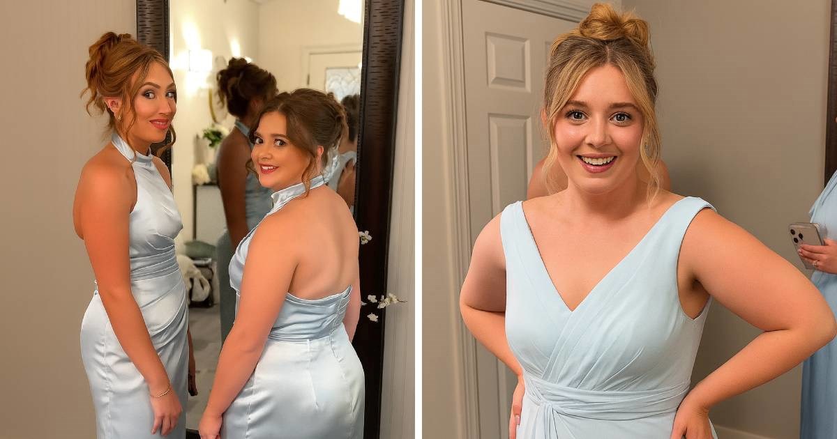 Djeveruše pozirale u haljinama pa uočile jedan veliki problem