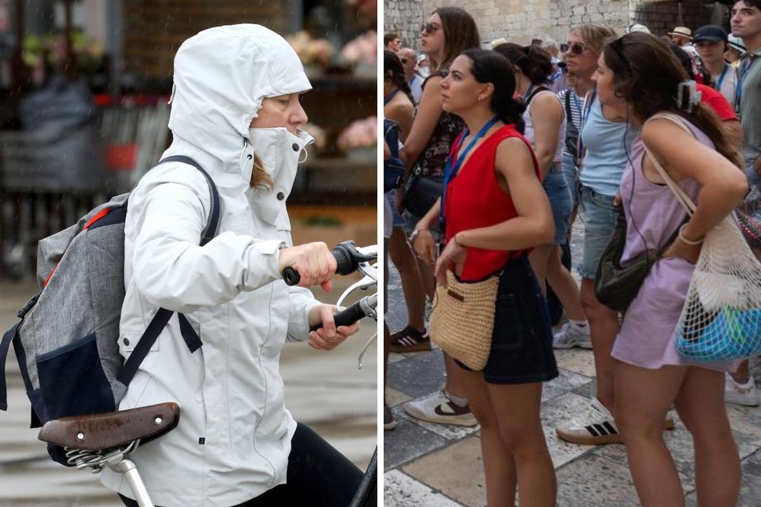 Različita moda: Zagreb u kabanicama, Dubrovnik pun turista u kratkim hlačama