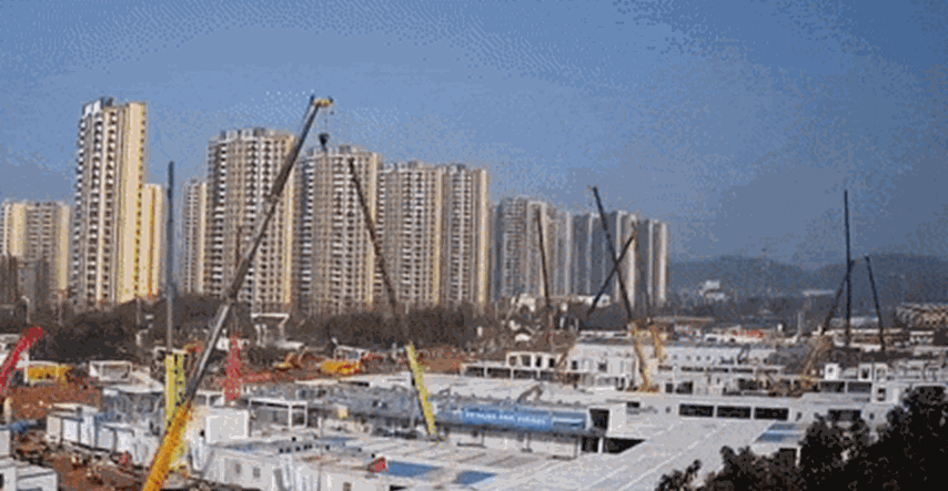 VIDEO Pogledajte kako se gradila bolnica u Kini, sve je bilo gotovo u 10 dana