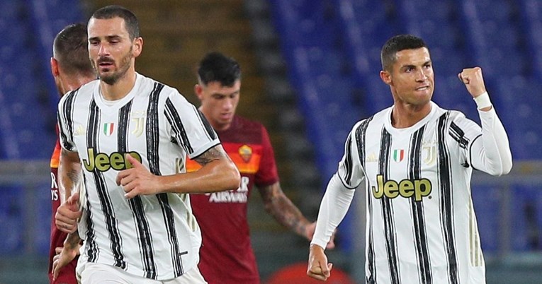 ROMA - JUVENTUS 2:2 Ronaldo sjajnim golom spasio Juventus od poraza s igračem manje